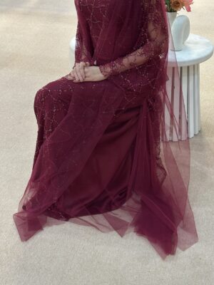 Burgundy Glitzy